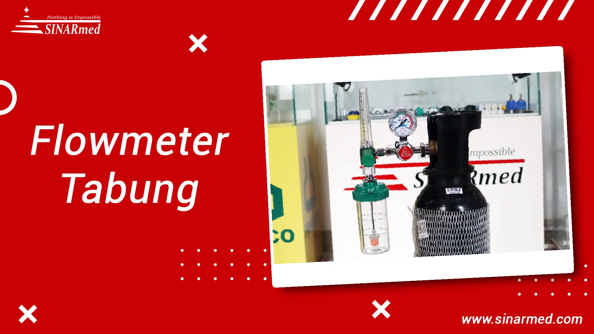 Flowmeter Oksigen Tabung